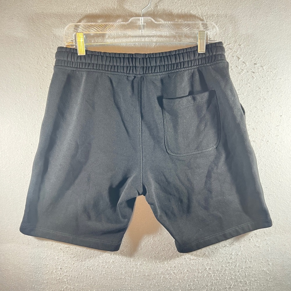 1175 | MSX Michael Strahan Fleece Athletic Lounge Gym Shorts Black Mens M - Picture 2 of 9